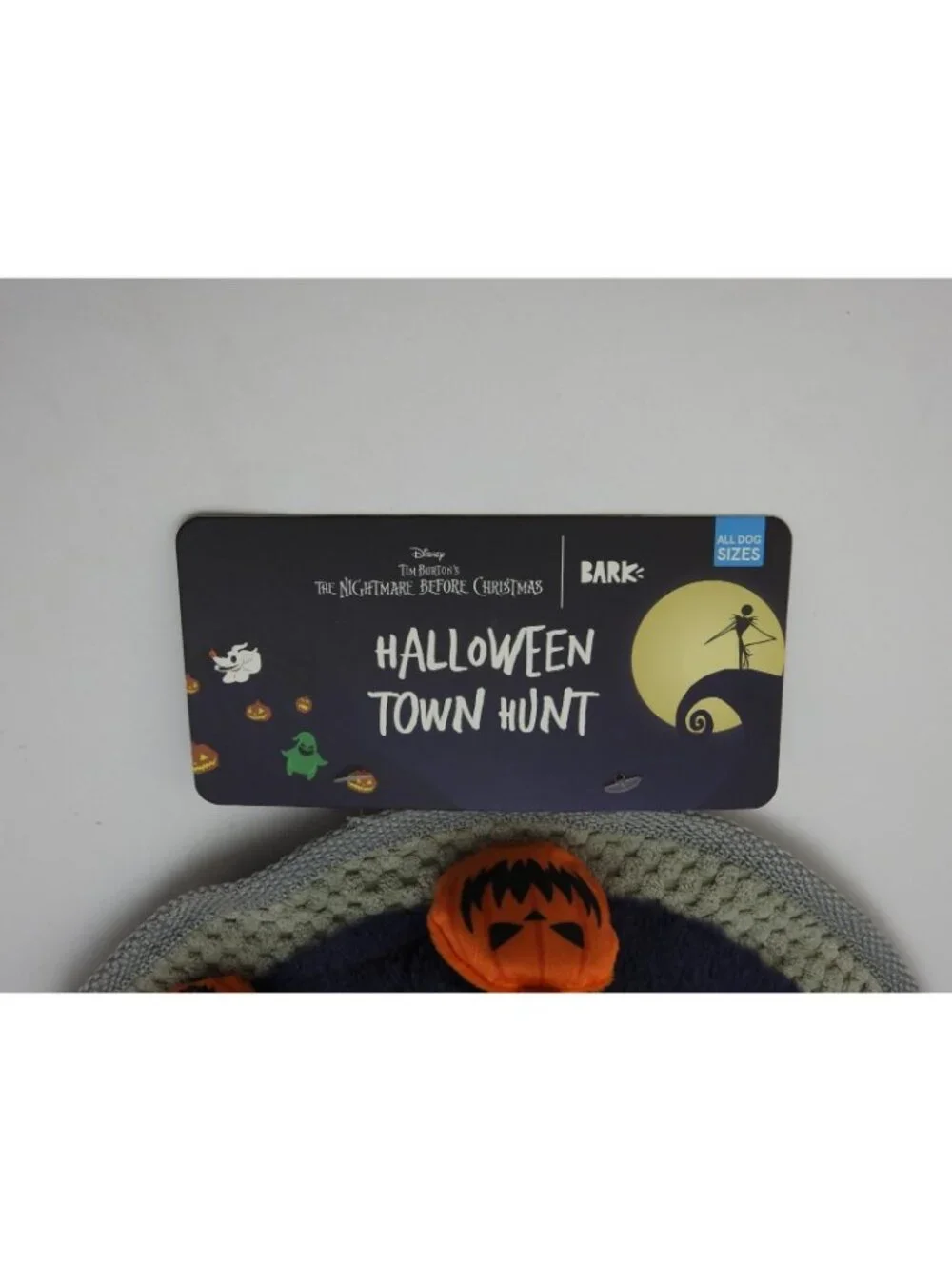 BARK Disney Nightmare Before Christmas Halloween Town Dog Toy Jack Sally Zero